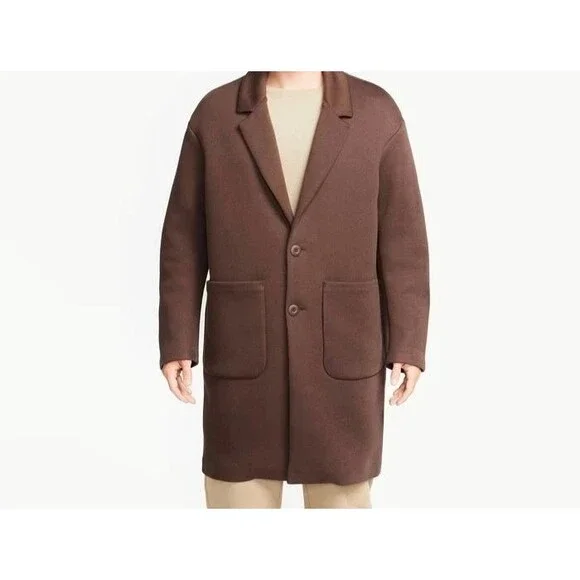 Nike Men's Medium Tech Fleece Reimagined Men's Trench Coat Brown FN0601-237 New